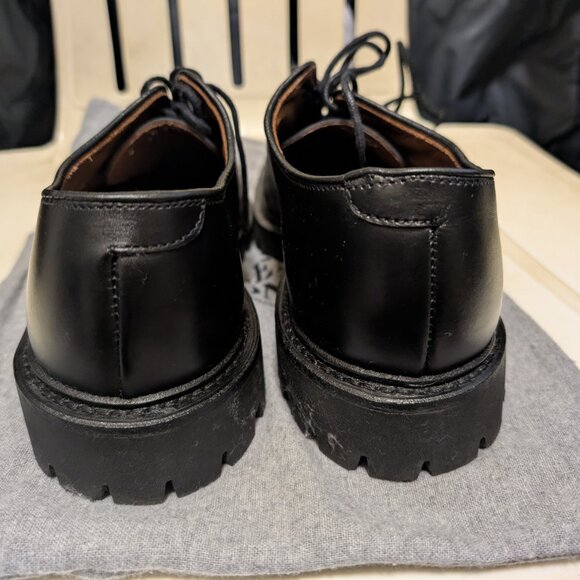 Allen Edmonds Park Avenue Lug Oxford Shoes Sz 9 D - Black - Picture 3 of 7